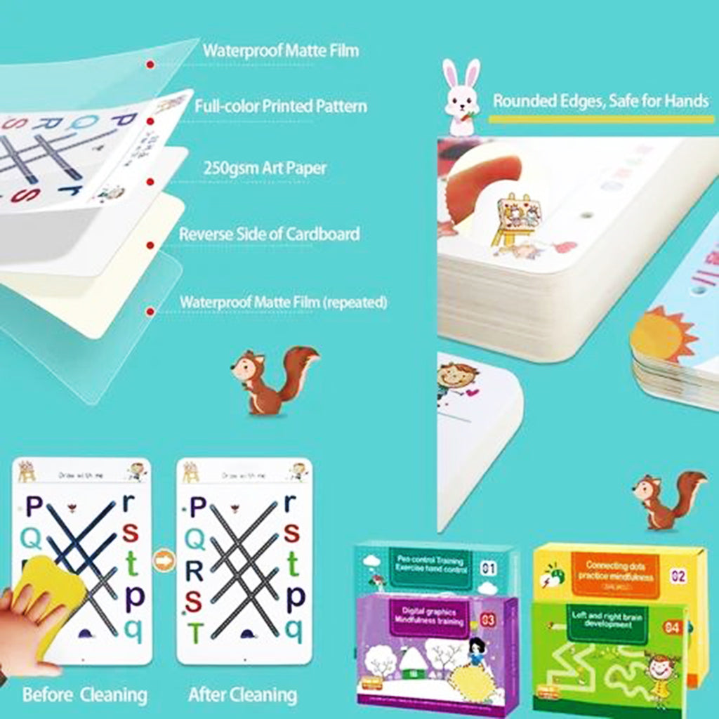 Hand Writing Pen Control Training Book