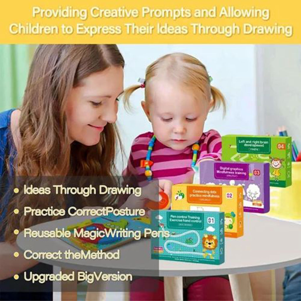 Hand Writing Pen Control Training Book