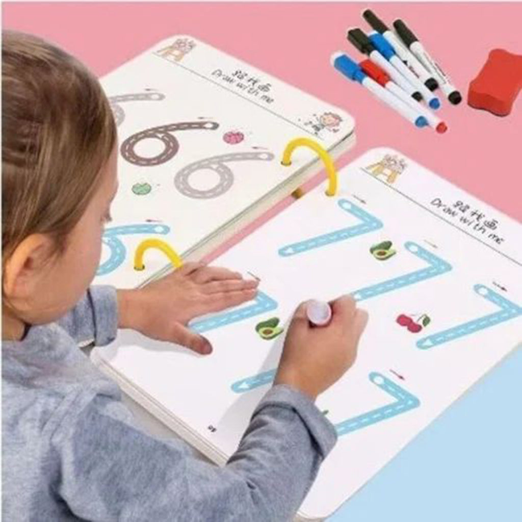 Hand Writing Pen Control Training Book