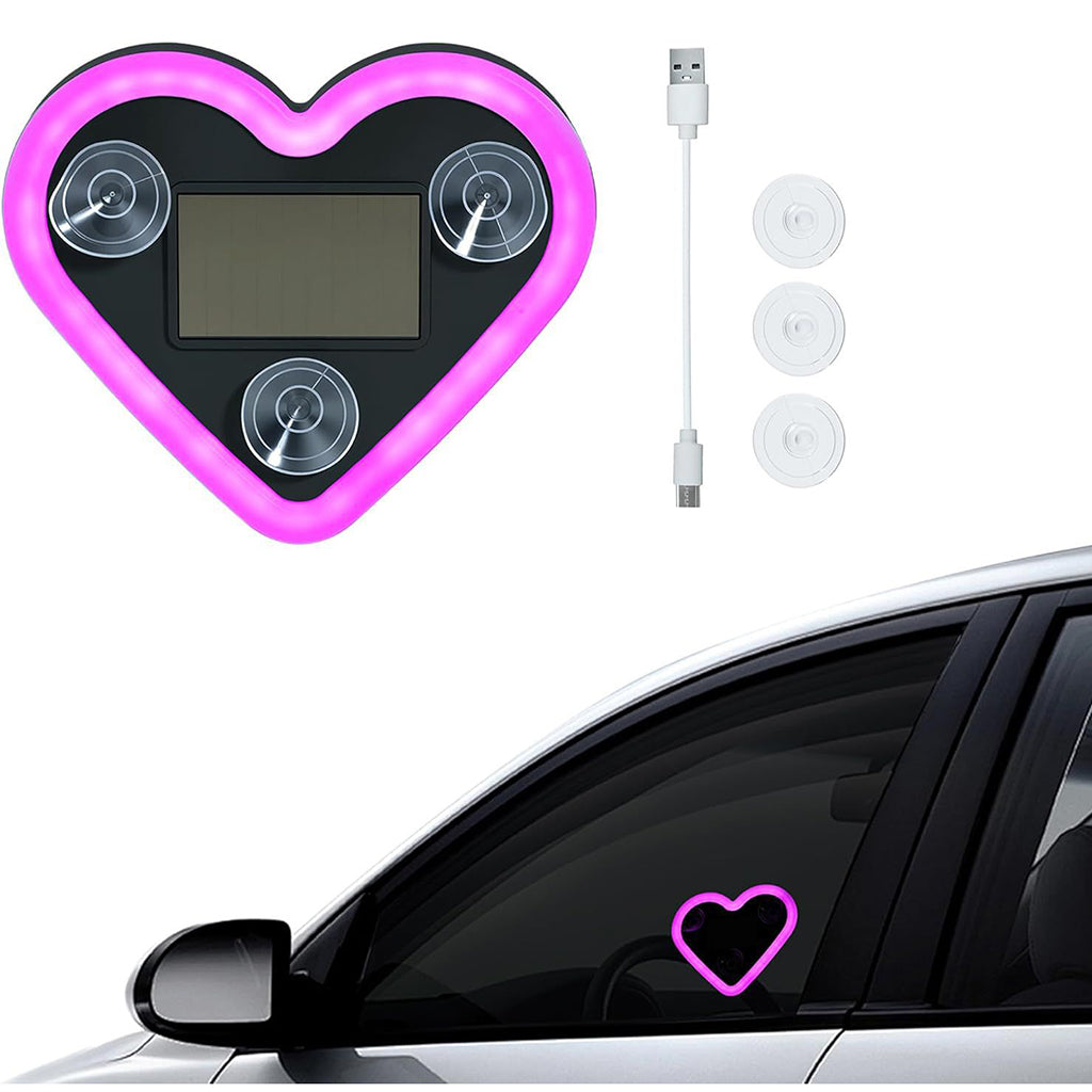Heart Shape Car LED Light