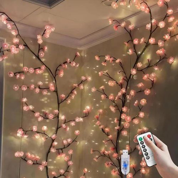Led Cherry Blossom Light Cherry Blossom Tree Branch Lights Wall Mounted Decorative Light