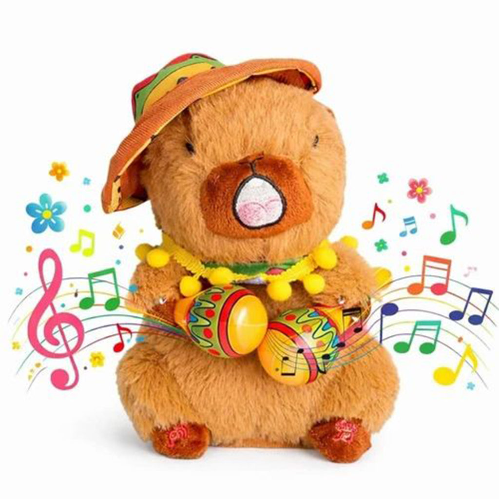 Musical Talking Capybara Plush Toy