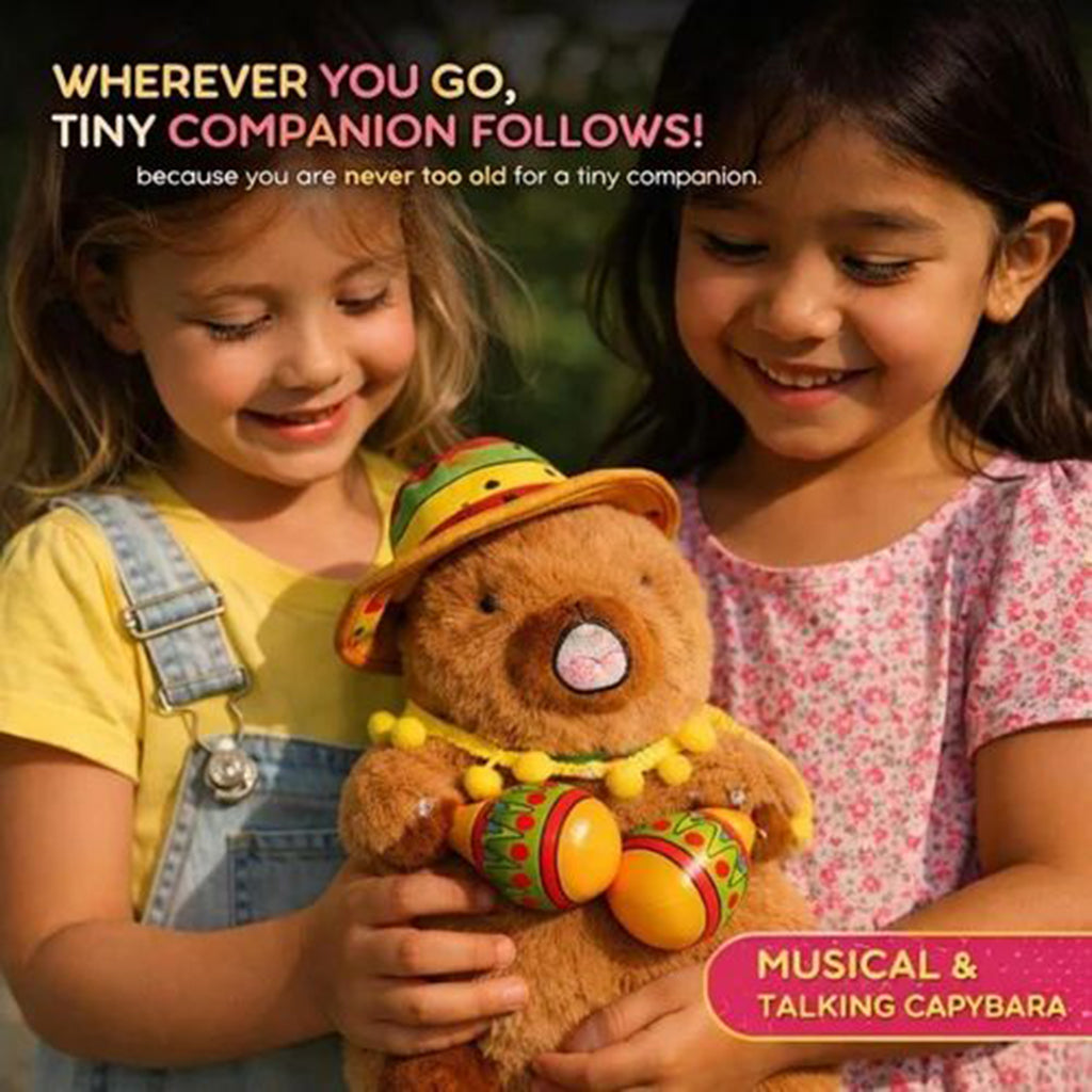 Musical Talking Capybara Plush Toy
