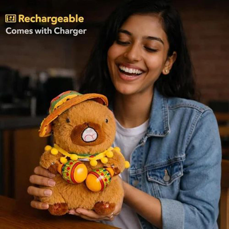 Musical Talking Capybara Plush Toy