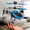 Flying helicopter